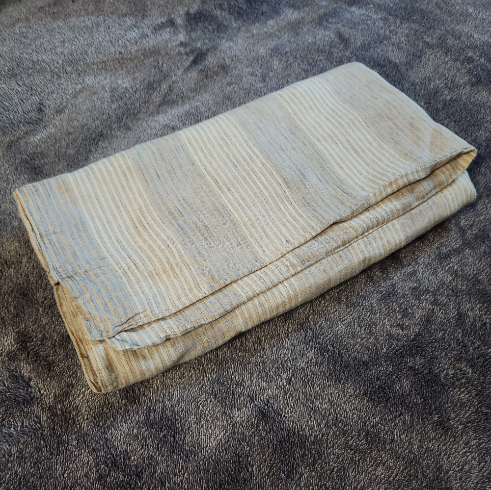 LIBECO 1 Pillow Throw Case Cover 100% Linen Striped  Belgium 25"